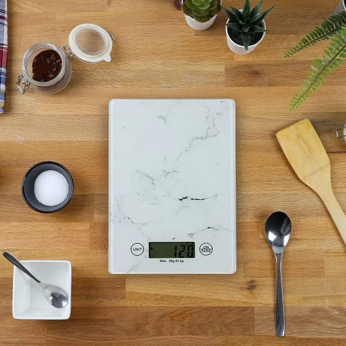 Livoo Balance de cuisine électronique DOM451M avec plateau en verre