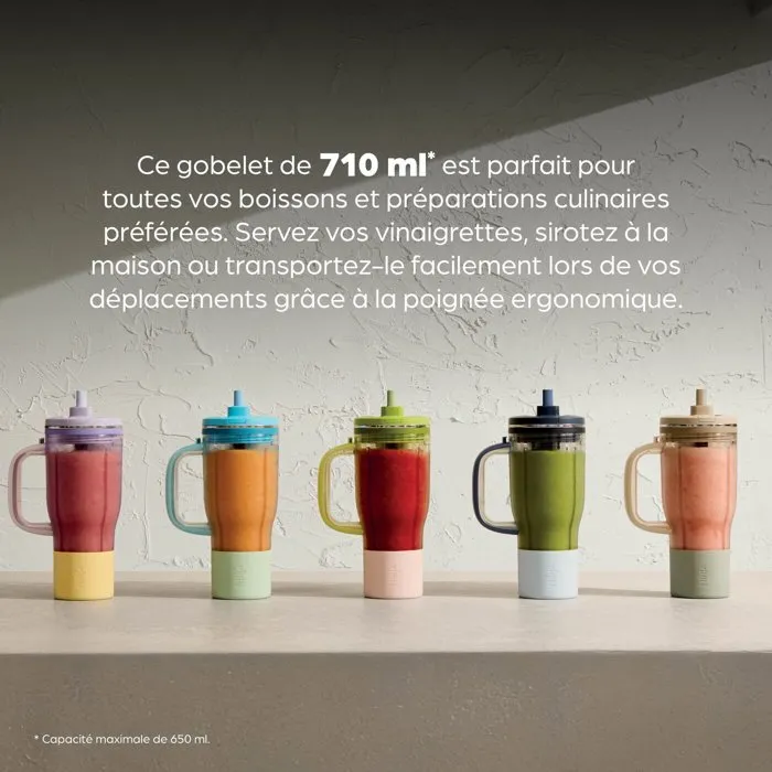 Ninja BlendBoss DB351EUST Blender Mélangeur 1200 W, 3 Programmes Auto-IQ, Gobelet Mix-and-Go 760 ml Sans BPA, Minéral, Avec Lames CrushBlade Ninja BlendBoss DB351EUST Blender Mélangeur 1200 W, 3 Programmes Auto-IQ, Gobelet Mix-and-Go 760 ml Sans BPA, Minéral, Avec Lames CrushBlade