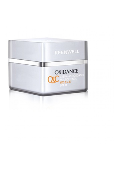 Keenwell Oxidance Antioxidant Multidefense SPF15 - Crème de jour anti-âge à la Vitamine C - Protection solaire et antioxydante - 50 mL Keenwell Oxidance Antioxidant Multidefense SPF15 - Crème de jour anti-âge à la Vitamine C - Protection solaire et antioxydante - 50 mL