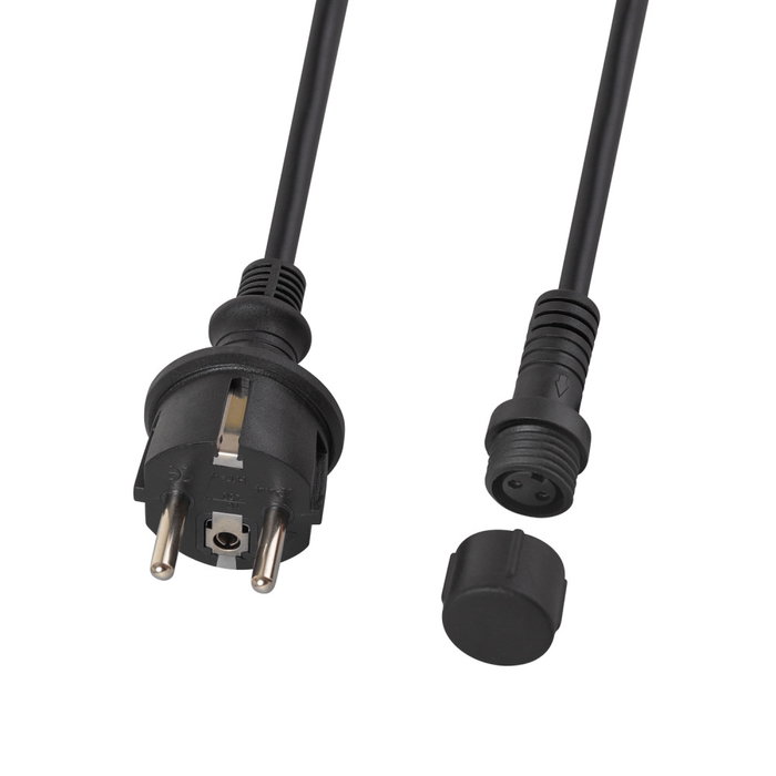 Chaîne de 40 Douilles E27 20 Mètres IP65 sans Ampoules [HO-CAD-20M-40xE27]