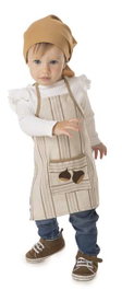 Creaciones Llopis Costume de Castañera à rayures marron (1-2 ans) inevitable