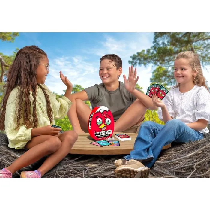 Megableu PARLOPIAF - Jeu d'ambiance familial pour 8 ans et plus, à partir de 3 joueurs - Version française