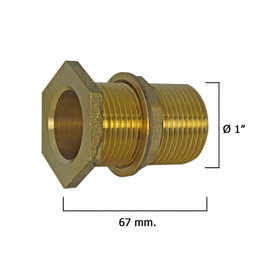 WOLFPACK LINEA PROFESIONAL Raccord sortie réservoir à écrou 1 inch