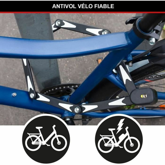 Master Lock Antivol Vélo Pliable 8333EURDPRO en Acier Trempé Noir Master Lock Antivol Vélo Pliable 8333EURDPRO en Acier Trempé Noir