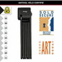 Master Lock Antivol Vélo Pliable 8333EURDPRO en Acier Trempé Noir