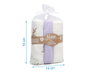 KioKids Set de 3 Mousselines Conejitos, Lavande et Blanc 70x70cm
