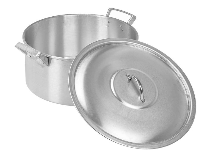 KINVARA Cacerola en aluminium 38 cm, 20 L, Plata KINVARA Cacerola en aluminium 38 cm, 20 L, Plata
