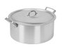 KINVARA Cacerola en aluminium 38 cm, 20 L, Plata