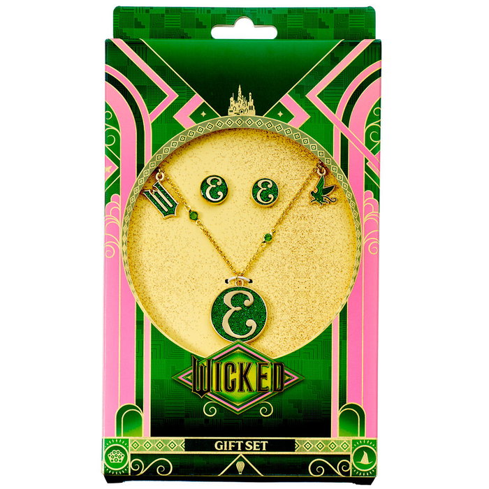 THE CARAT SHOP Set Colgante + pendientes Elphaba Wicked
