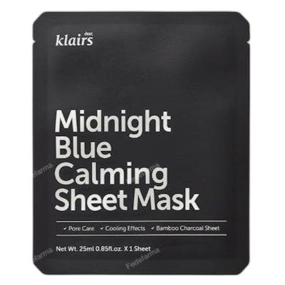 Klairs Masque en tissu apaisant Midnight Blue 25 ml