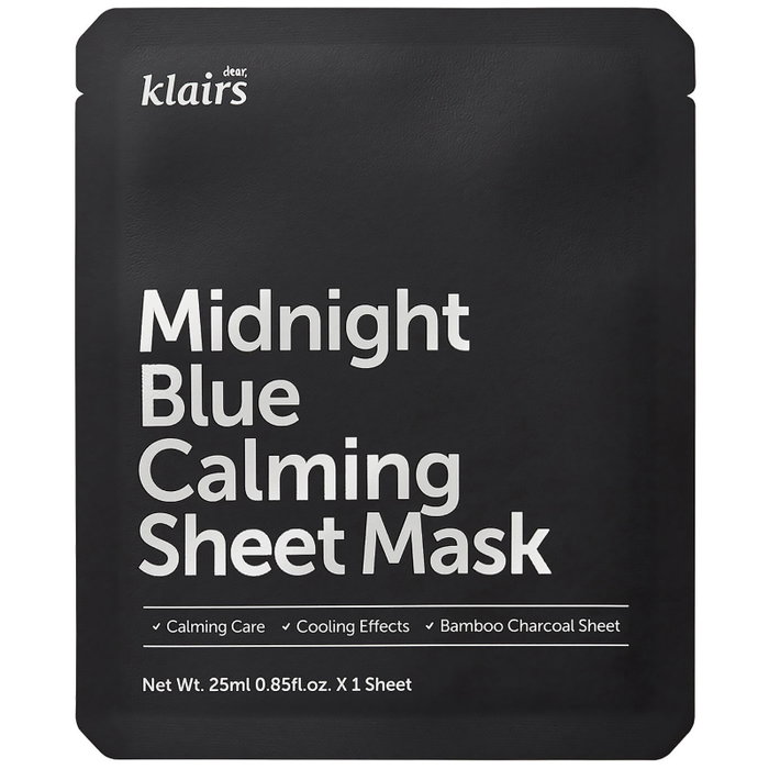 Klairs Masque en tissu apaisant Midnight Blue 25 ml