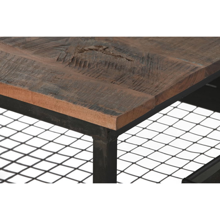 DKD Home Decor Table Basse en Métal 147 x 48 x 76 cm
