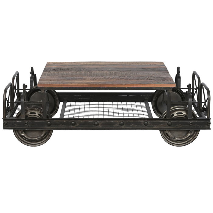 DKD Home Decor Table Basse en Métal 147 x 48 x 76 cm