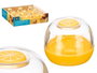LEKNES Récipient de maintenance citron Jaune-Transparent