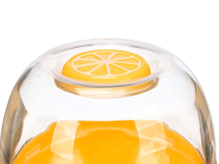 LEKNES Récipient de maintenance citron Jaune-Transparent