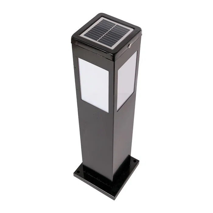 Balise LED Solaire HO-SOLARLAWNLIGHT-03 2700K Panneau 6V/3W Batterie 3.7V/4000mAh avec Télécommande Étanche IP65
