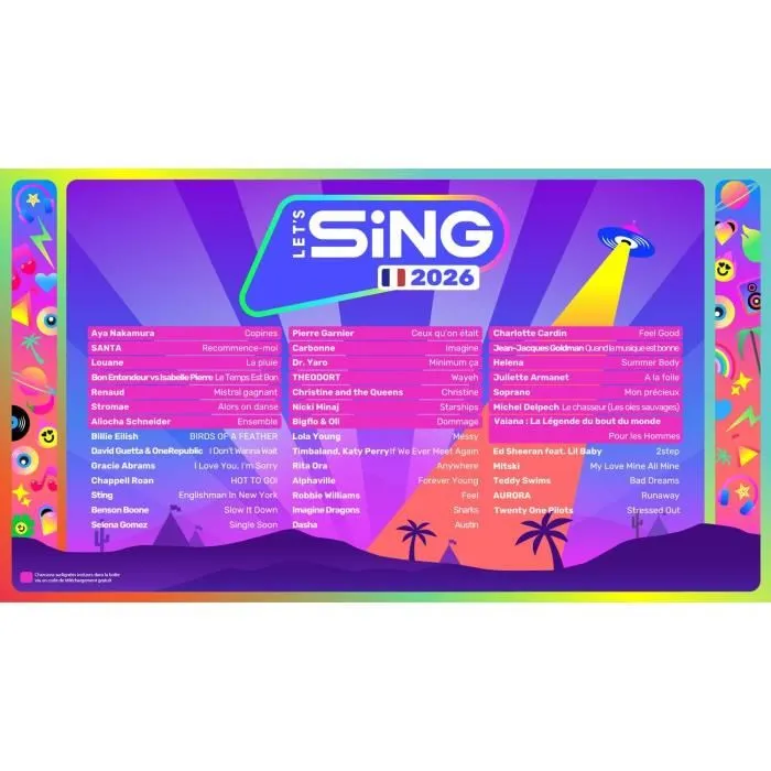Plaion Let's Sing 2026 - Jeu de karaoké avec 2 micros pour PlayStation 5 (PS5) - Édition avec les plus grands succès