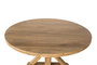 GINER Y COLOMER Table Ronde en Bois de Mango pour 10 Personnes - Design Robuste et Élégant avec Base en Croix et Finition Naturelle