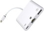 MicroConnect Hub Lightning vers RJ45 avec Port USB et Port de Charge - Compatible iPhone iPad iOS 10+