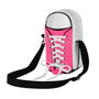 OMP! Sac bandoulière Sneakers Fuchsia 22x17x7 cm, un compartiment avec fermeture à zip, PU