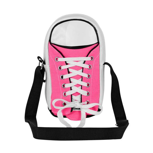 OMP! Sac bandoulière Sneakers Fuchsia 22x17x7 cm, un compartiment avec fermeture à zip, PU