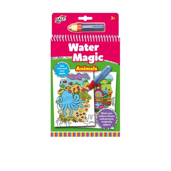 Diset - Kit de loisirs créatifs Water Magic - Livre à colorier magique et lavable avec stylo à eau - Jeu éducatif pour enfants de 3 à 5 ans - Modèles assortis