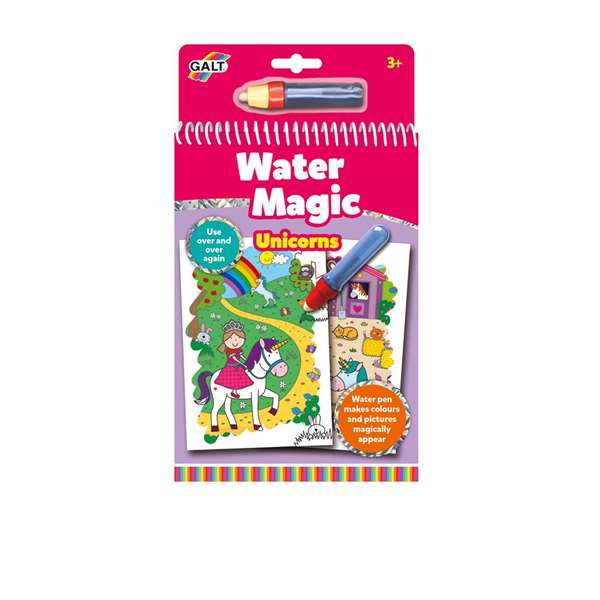 Diset - Kit de loisirs créatifs Water Magic - Livre à colorier magique et lavable avec stylo à eau - Jeu éducatif pour enfants de 3 à 5 ans - Modèles assortis