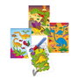 Diset - Kit de loisirs créatifs Water Magic - Livre à colorier magique et lavable avec stylo à eau - Jeu éducatif pour enfants de 3 à 5 ans - Modèles assortis