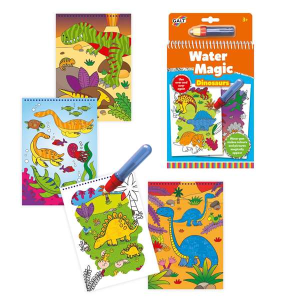 Diset - Kit de loisirs créatifs Water Magic - Livre à colorier magique et lavable avec stylo à eau - Jeu éducatif pour enfants de 3 à 5 ans - Modèles assortis