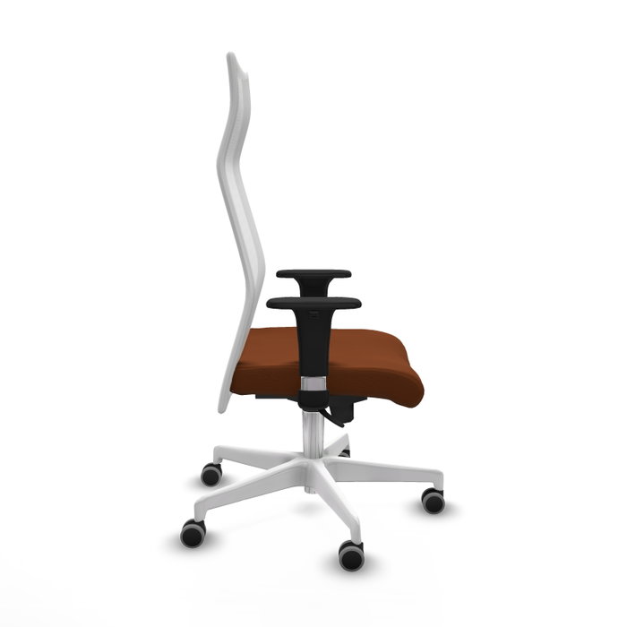 Piqueras Y Crespo Fauteuil Albacete Marron et Blanc avec Mécanisme Synchrone