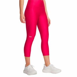 Leggings de Sport pour Femmes Under Armour Tech Hi Capri Rose