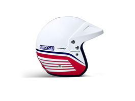 Sparco S003379MRBI4XL Casque J-Pro Ece06 Martini-R Blanc Taille XL