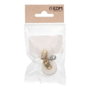 Micel Bl 91799 Blister 2 roulements pour porte coulissante articulée RD3 Ø26x9mm nylon blanc