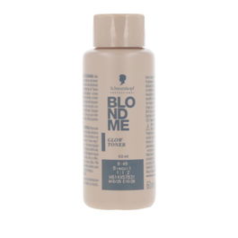 Schwarzkopf Blondme Toner AcidicGlow pour cheveux éclaircis - Brillance Cookie 9.5-74, atténue les reflets indésirables, 60 ml