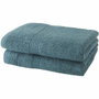 Today Lot de 2 serviettes de toilette Essential Paon 50 x 90 cm