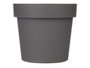 Ibergarden Pot en plastique gris 25 cm de diamètre 22,5 cm de hauteur 6,7 L (Set de 12)