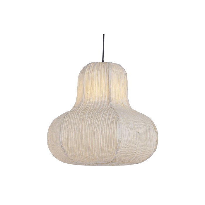 Home ESPRIT Suspension Papier Acier Blanc 50,5 X 50,5 X 45 CM