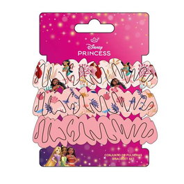 Cerdá Princess - Lot de 3 serre-tête en tissu pour cheveux - 8.9 x 13.5 x 0.1 cm - Rose