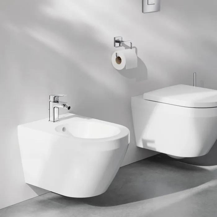GROHE DICE Mitigeur de bidet en chrome M avec technologie SilkMove, rotule orientable, limiteur de débit et température, finition durable GROHE DICE Mitigeur de bidet en chrome M avec technologie SilkMove, rotule orientable, limiteur de débit et température, finition durable