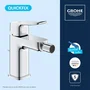 GROHE DICE Mitigeur de bidet en chrome M avec technologie SilkMove, rotule orientable, limiteur de débit et température, finition durable