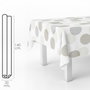 ORYX Nappe en rouleau 140 x 20 mètres Cercles Beige