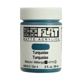 Golden SoFlat Colores Acrílicos Turchesa 2 Oz. / 59 ml