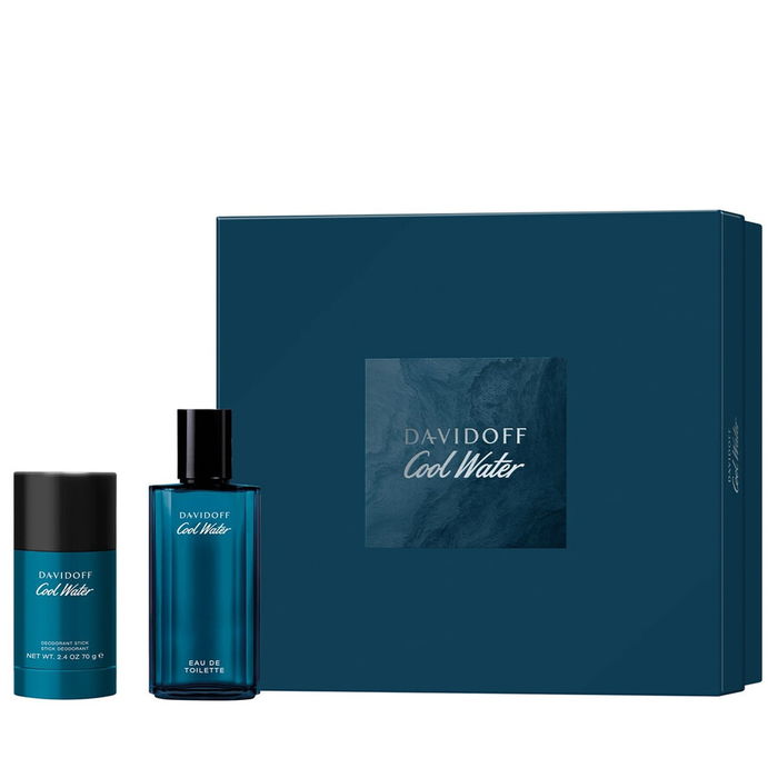 Davidoff Coffret Homme Cool Water: Eau de Toilette 75 ml + Déodorant Stick 24h Protection 75 g Davidoff Coffret Homme Cool Water: Eau de Toilette 75 ml + Déodorant Stick 24h Protection 75 g