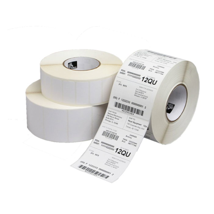 Rouleau d'Étiquettes Zebra 87604 102 x 102 mm Blanc Rouleau d'Étiquettes Zebra 87604 102 x 102 mm Blanc