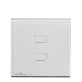 Broadlink Commutateur Tactile mur Intelligente Broadlink Basic - Double TC2 WiFi