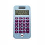 Lexibook Calculatrice de Poche Frozen C45Fz pour Enfants dès 3 Ans, Licence Disney, Fonctions Avancées, Alimentation Solaire et Pile AG10 de Réserve