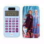 Lexibook Calculatrice de Poche Frozen C45Fz pour Enfants dès 3 Ans, Licence Disney, Fonctions Avancées, Alimentation Solaire et Pile AG10 de Réserve