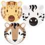 Party Time Lot de 6 assiettes motif savane
