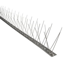 WOLFPACK LINEA PROFESIONAL Pincho Anti Palomas 1 Metro Inoxidable Pincho Doble 80 Pinchos Plus