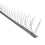 WOLFPACK LINEA PROFESIONAL Pincho Anti Palomas 1 Metro Inoxidable Pincho Doble 80 Pinchos Plus